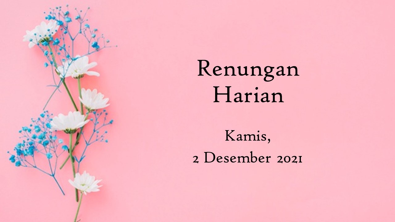 Renungan Harian 2 Desember 2021, Bacaan Injil Hari Ini injil hari ini