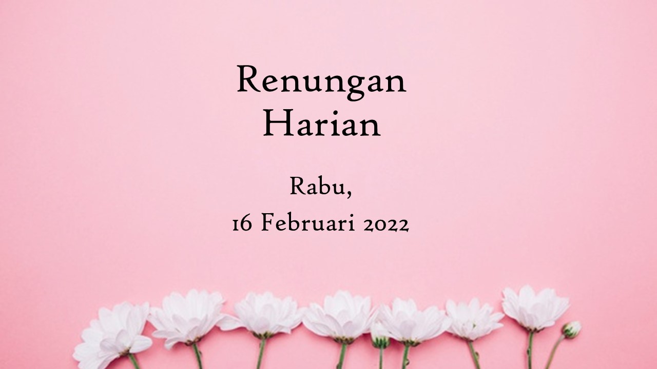 renungan harian hari ini