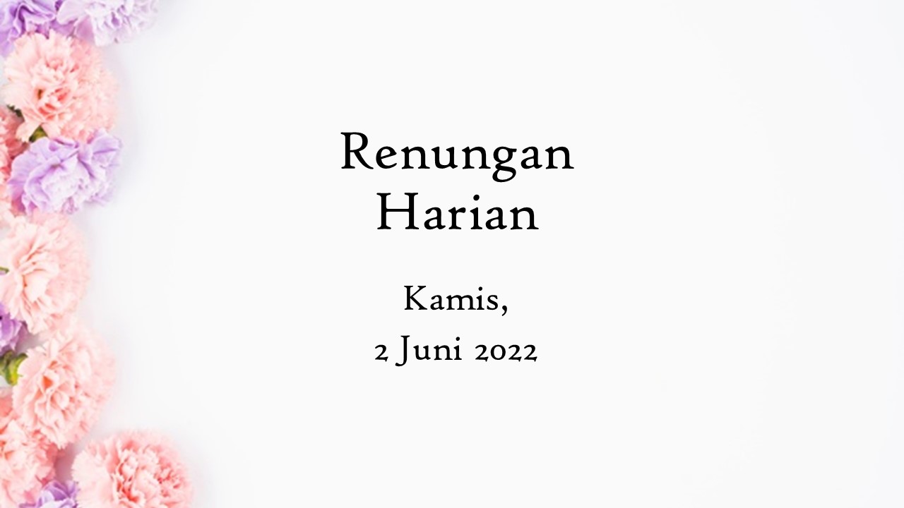 renungan harian hari ini