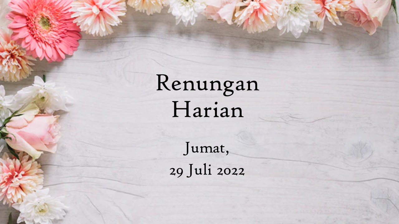 renungan harian hari ini