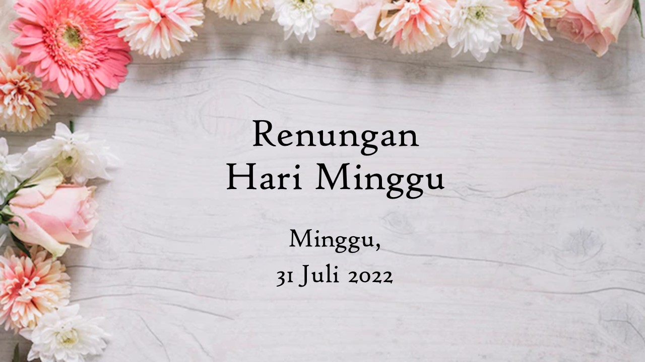 renungan harian hari ini