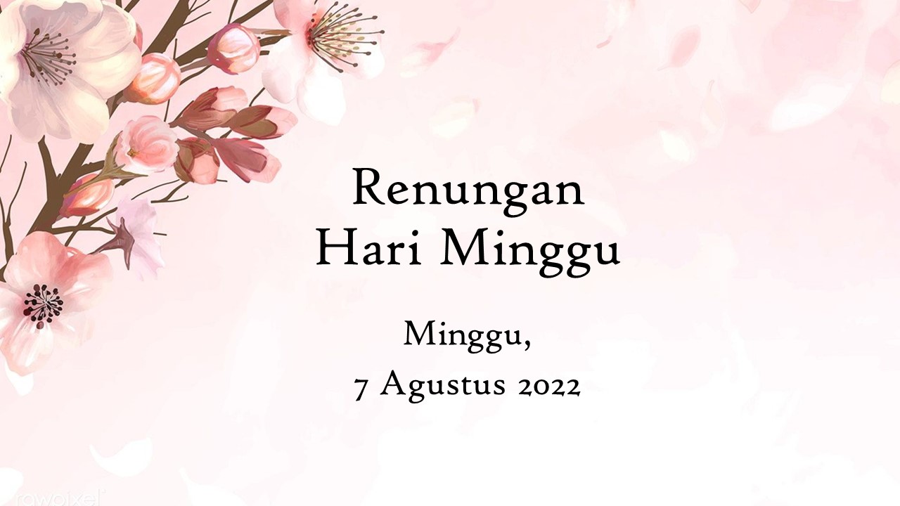 renungan harian hari ini