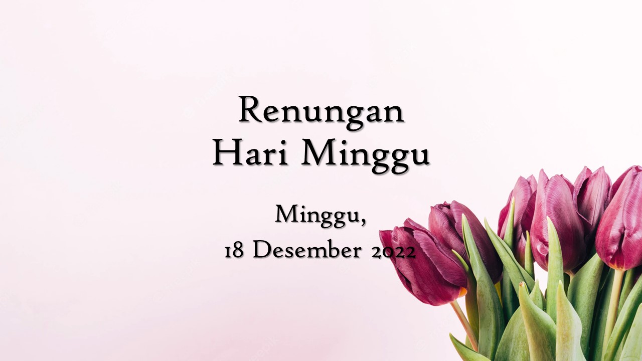 renungan harian hari ini