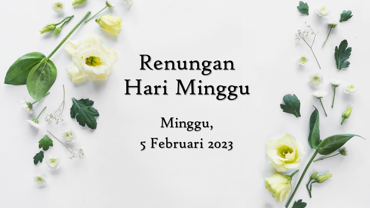 renungan harian hari ini