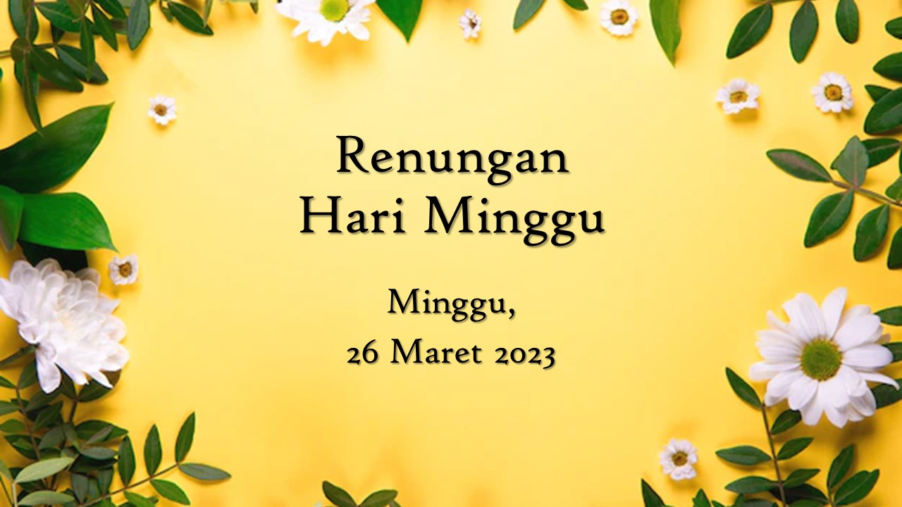 renungan harian hari ini