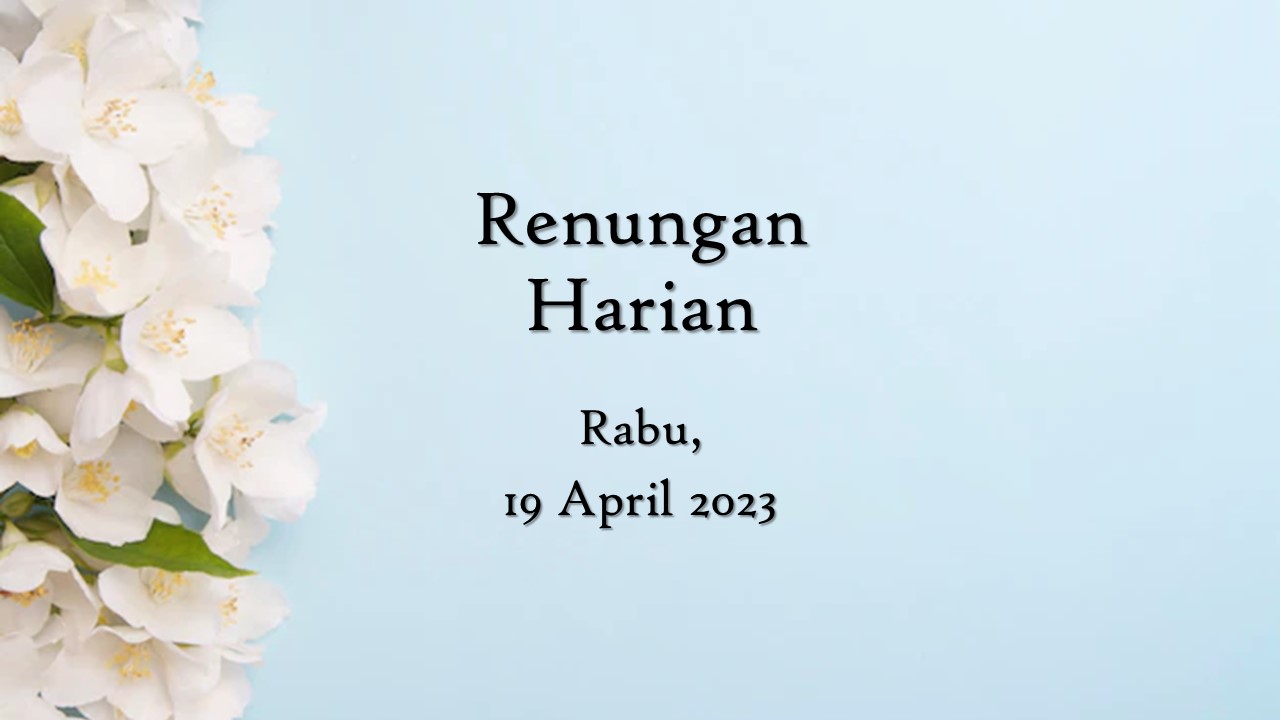 renungan harian hari ini