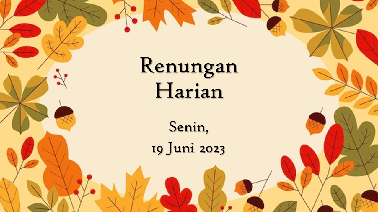 renungan harian hari ini