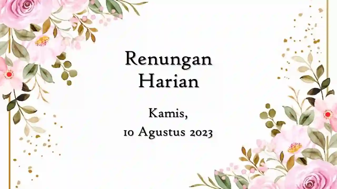 renungan harian katolik