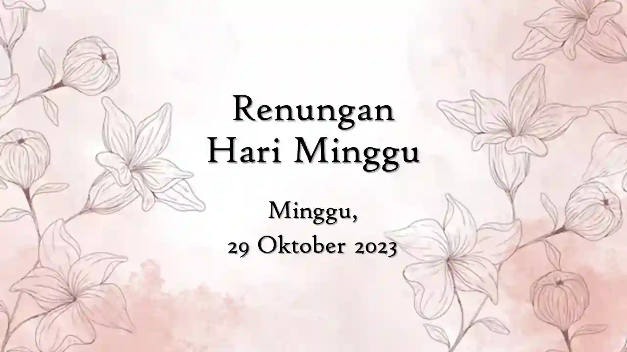 renungan harian katolik