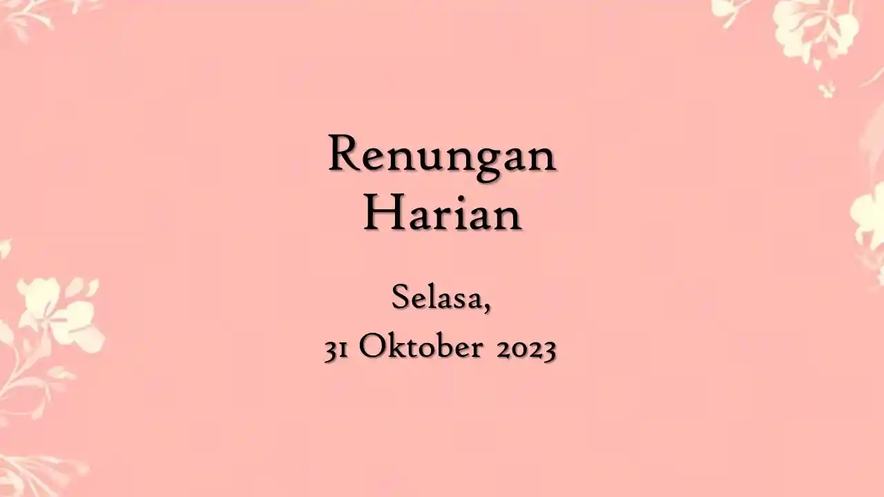renungan harian katolik