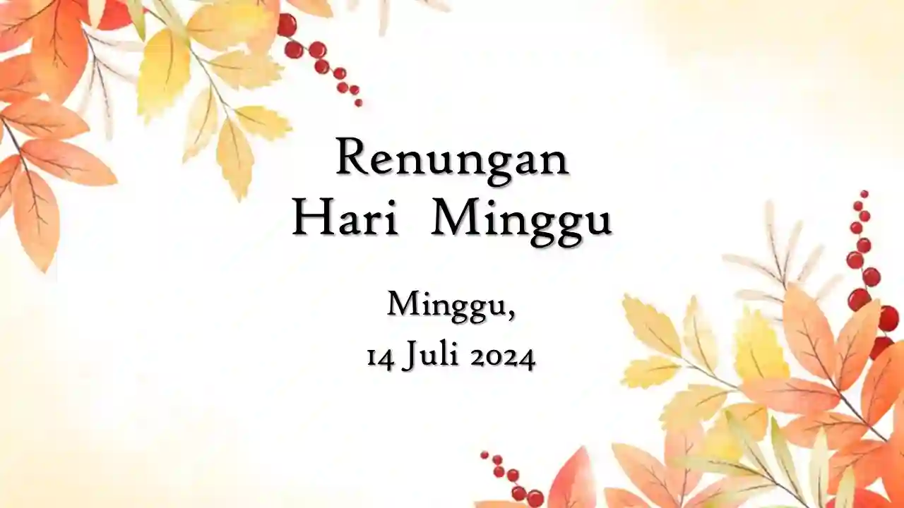 renungan harian hari ini