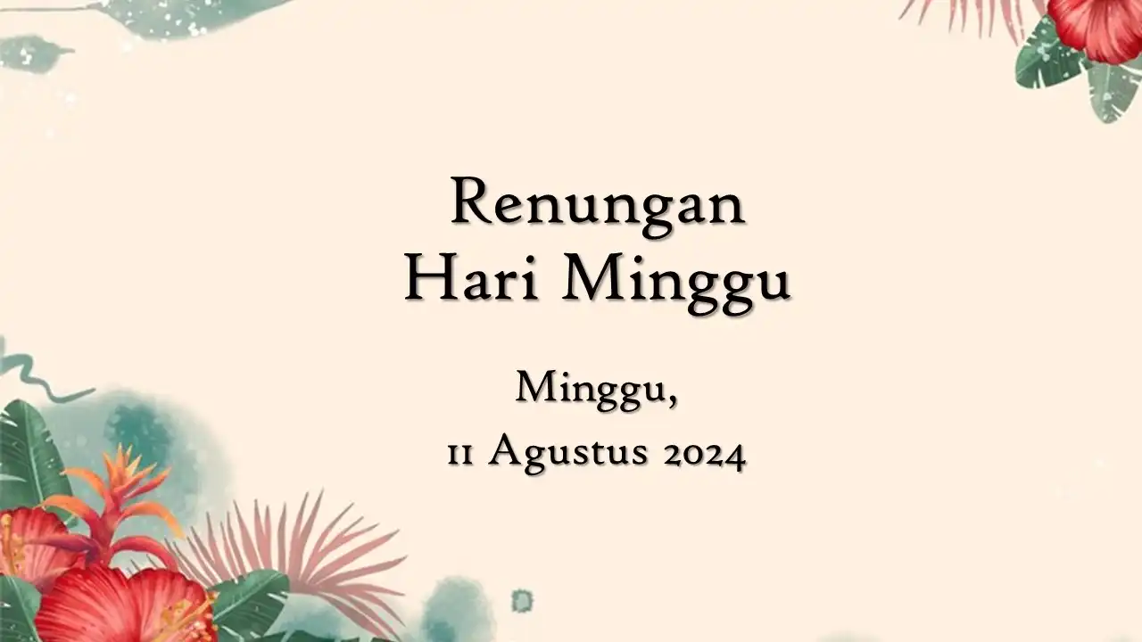 renungan harian hari ini