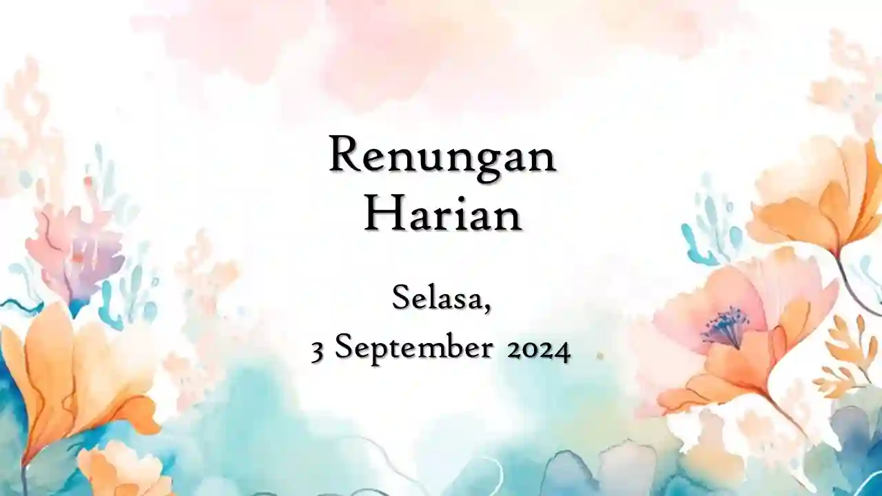 renungan harian hari ini