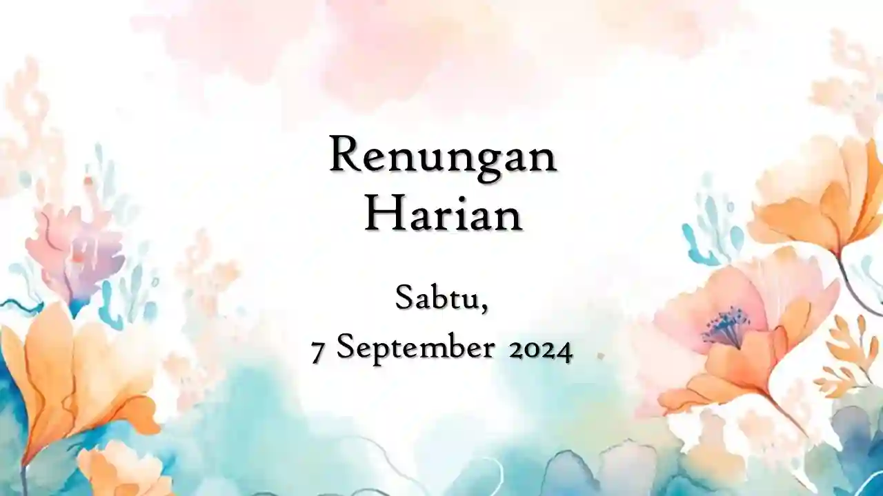 renungan harian hari ini