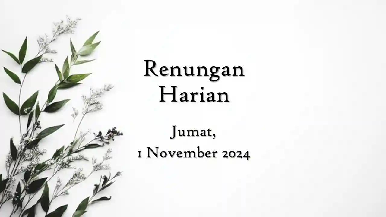 renungan harian hari ini