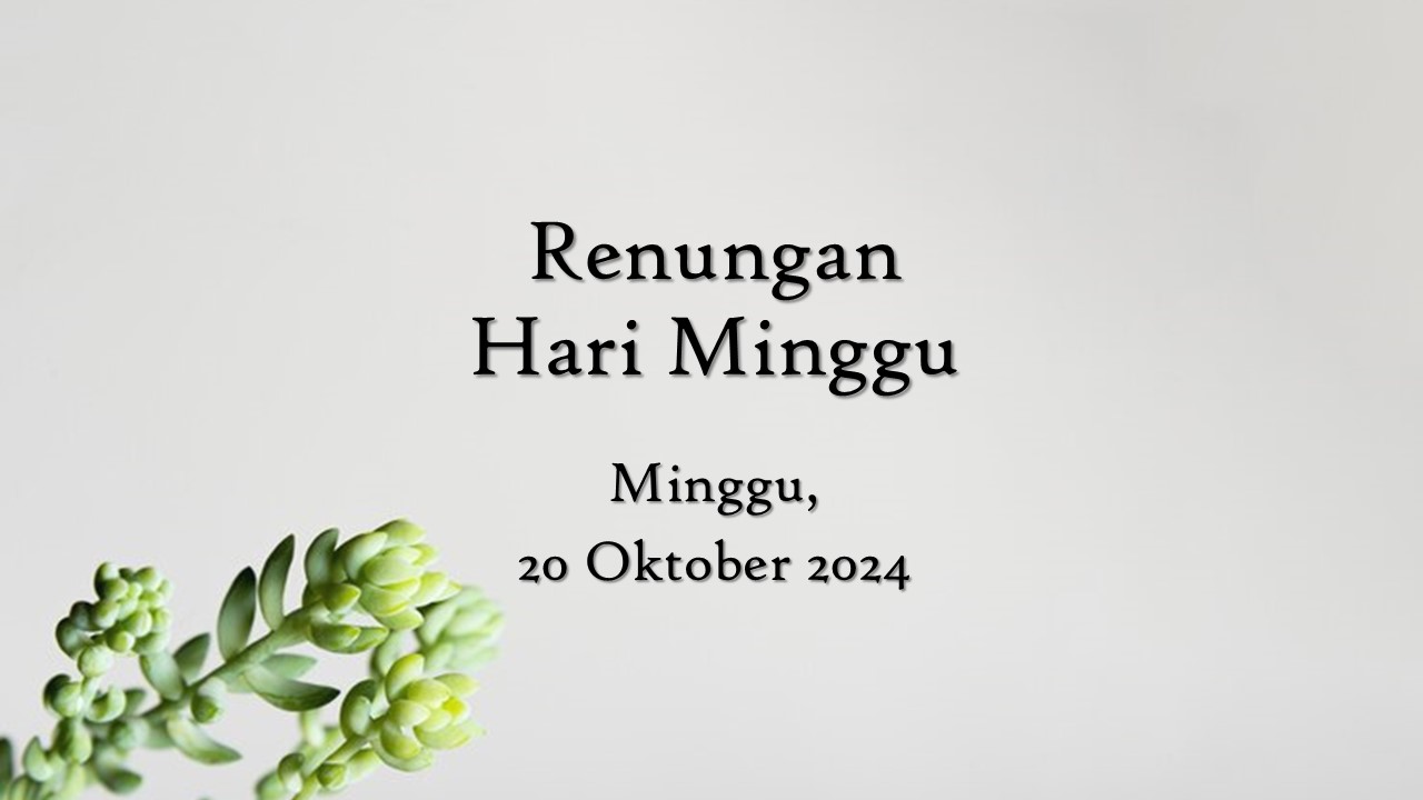 renungan harian hari ini