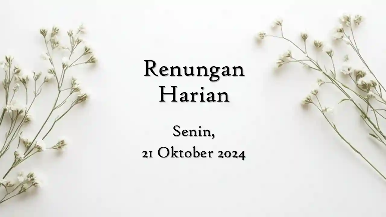 renungan harian hari ini
