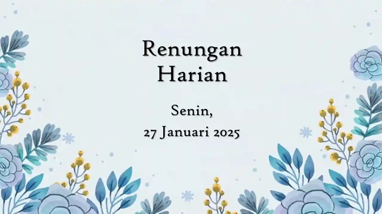 renungan harian hari ini