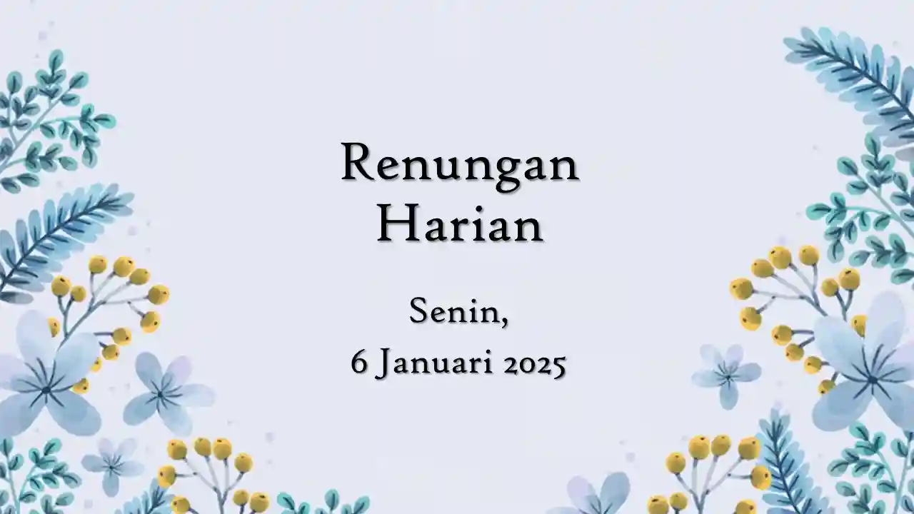 renungan harian hari ini