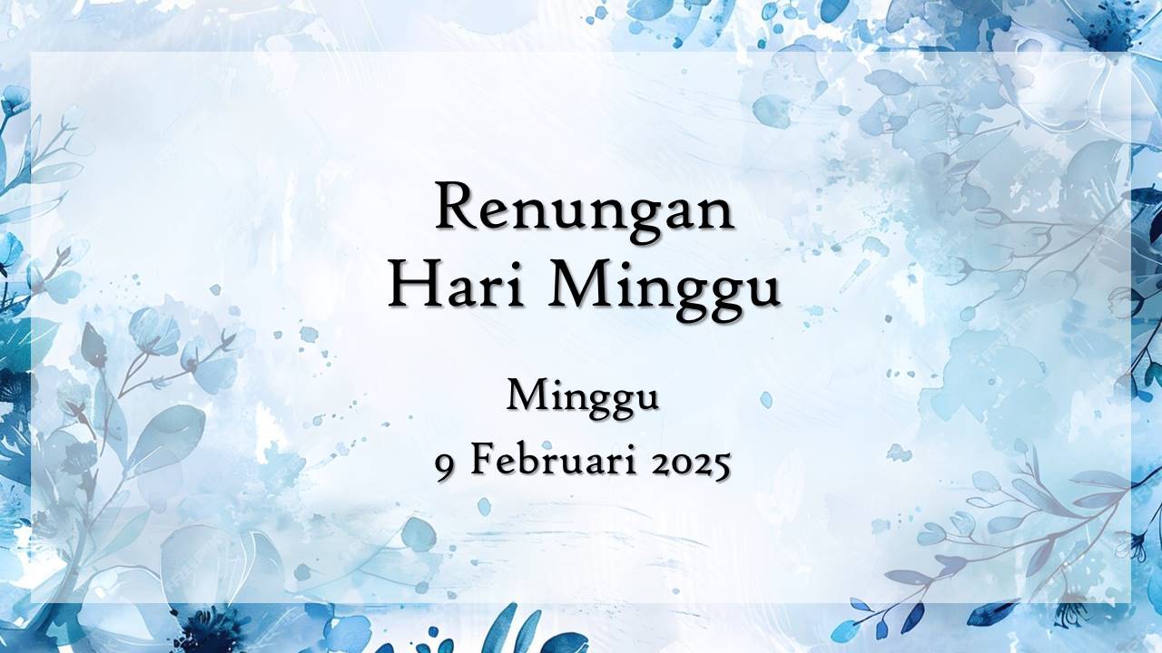 renungan harian hari ini